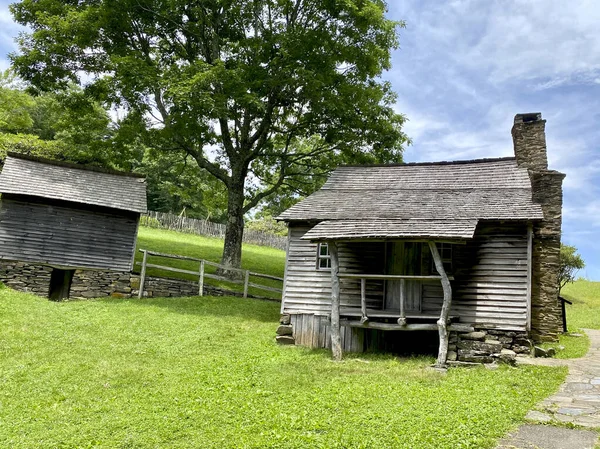 Traphill North Carolina Brinegar Cabin Blue Ridge Parkway Cabin Built — Stock fotografie