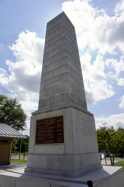 Gaffney South Carolina Cowpens National Battlefield Monument Commemorates Battle Cowpens — Φωτογραφία Αρχείου