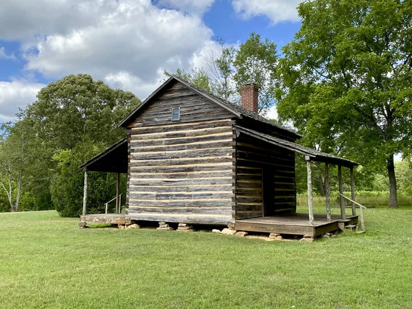 Robert Scruggs House Cowpens National Battlefield South Carolina Log Cabin — Stock fotografie