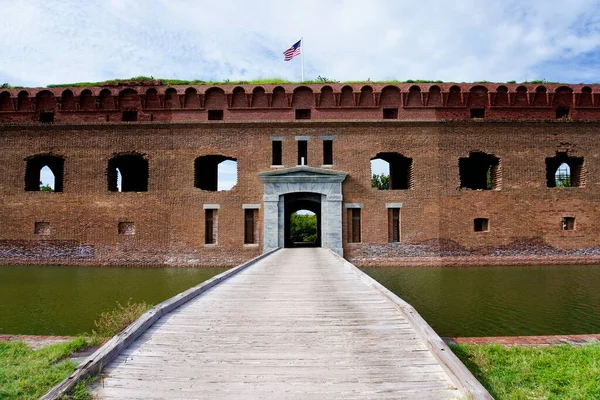 Fort Jefferson Dry Tortugas National Park Florida Keys Moat Encircles — 스톡 사진