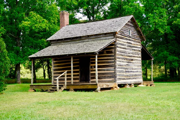 Robert Scruggs House Cowpens National Battlefield South Carolina Log Cabin — Foto Stock