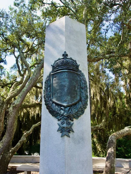 Jacksonville Florida Ribault Monument Fort Caroline National Memorial Timucuan Ecological — Φωτογραφία Αρχείου