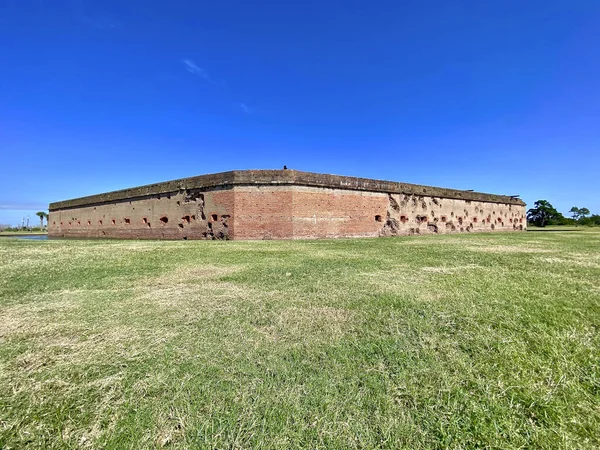 Savannah Georgia Fort Pulaski National Monument American Civil War Fort — Zdjęcie stockowe