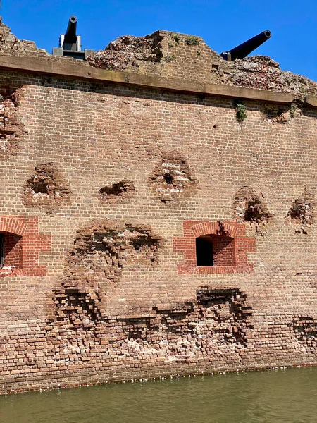 Savannah Georgia Fort Pulaski National Monument American Civil War Fort — 스톡 사진