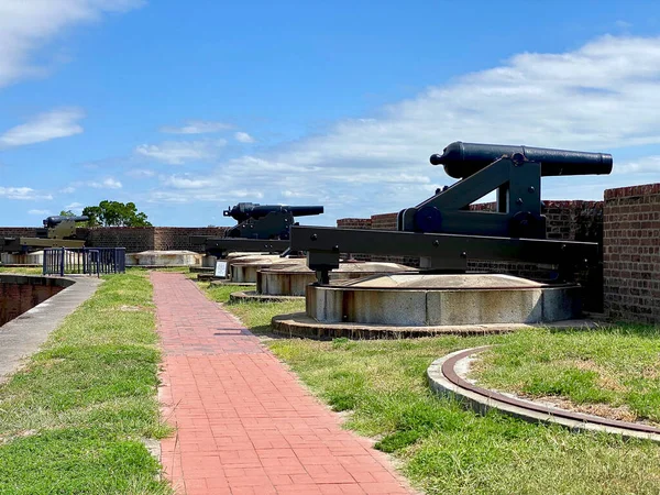 Savannah Georgia Fort Pulaski National Monument American Civil War Fort — 스톡 사진