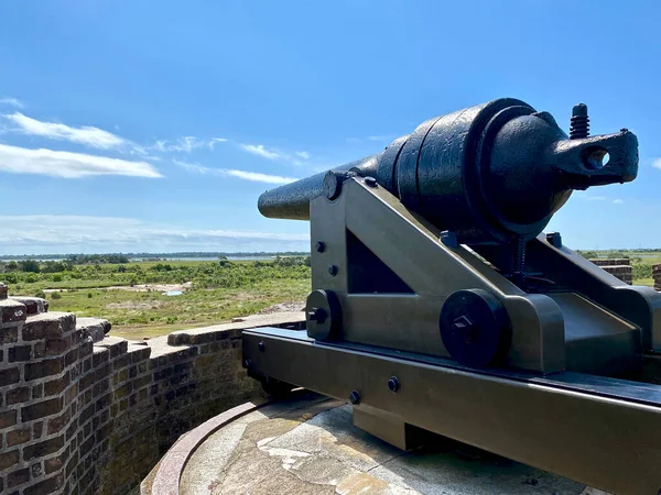 Savannah Georgia Fort Pulaski National Monument American Civil War Fort — 스톡 사진