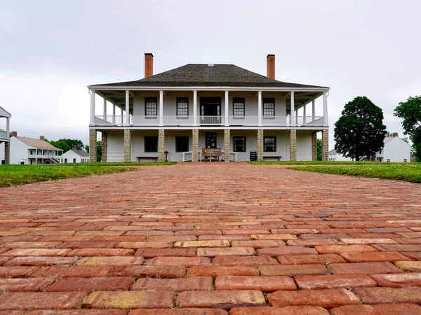 Fort Scott Kansas Fort Scott National Historic Site Hospital Surgeons — Stockfoto