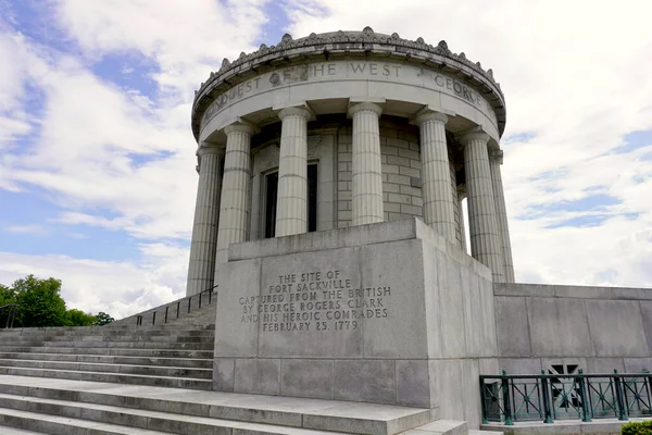 Vincennes Indiana George Rogers Clark National Historical Park Site Fort — Stock Photo, Image