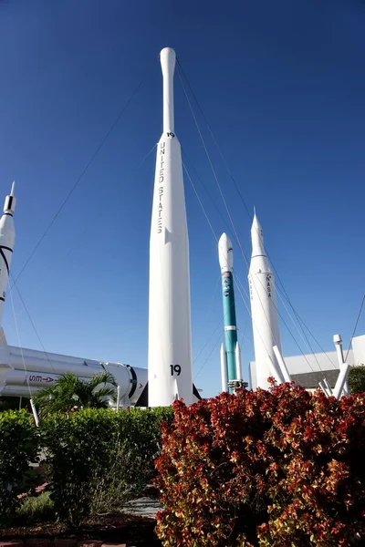 Kennedy Space Center Florida Usa Rocket Garden Saturn Delta United — Stockfoto