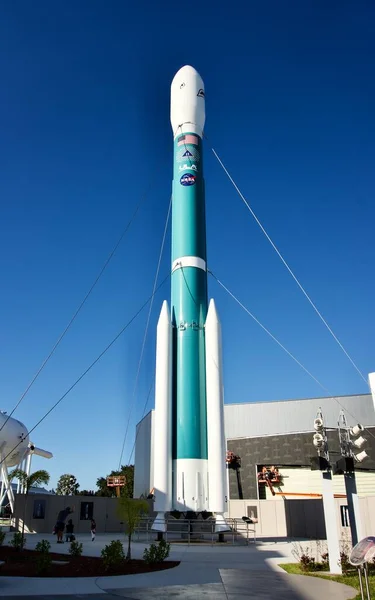 Kennedy Space Center Florida Usa United Launch Alliances Delta Rakete — Stockfoto