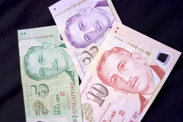 Singapore Dollar Tecken Kod Sgd Den Officiella Valutan Singapore Två — Stockfoto