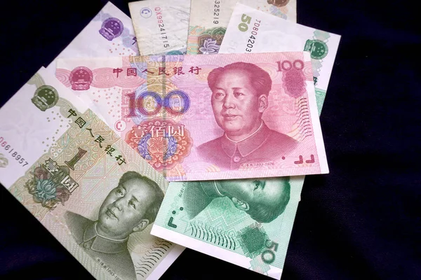 Renminbi Rmb Cny También Llamado Yuan Moneda Oficial República Popular —  Fotos de Stock
