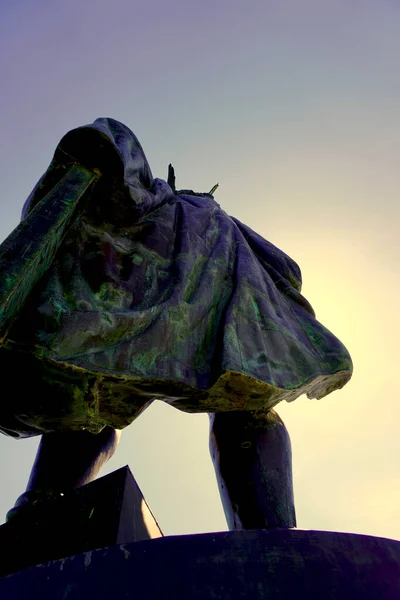 Das Hermann Höhen Denkmal Neu Ulm Minnesota Herman Oder Hermann — Stockfoto