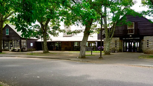 Shenandoah National Park Virginia Big Meadows Lodge Die Haupthütte Wurde — Stockfoto