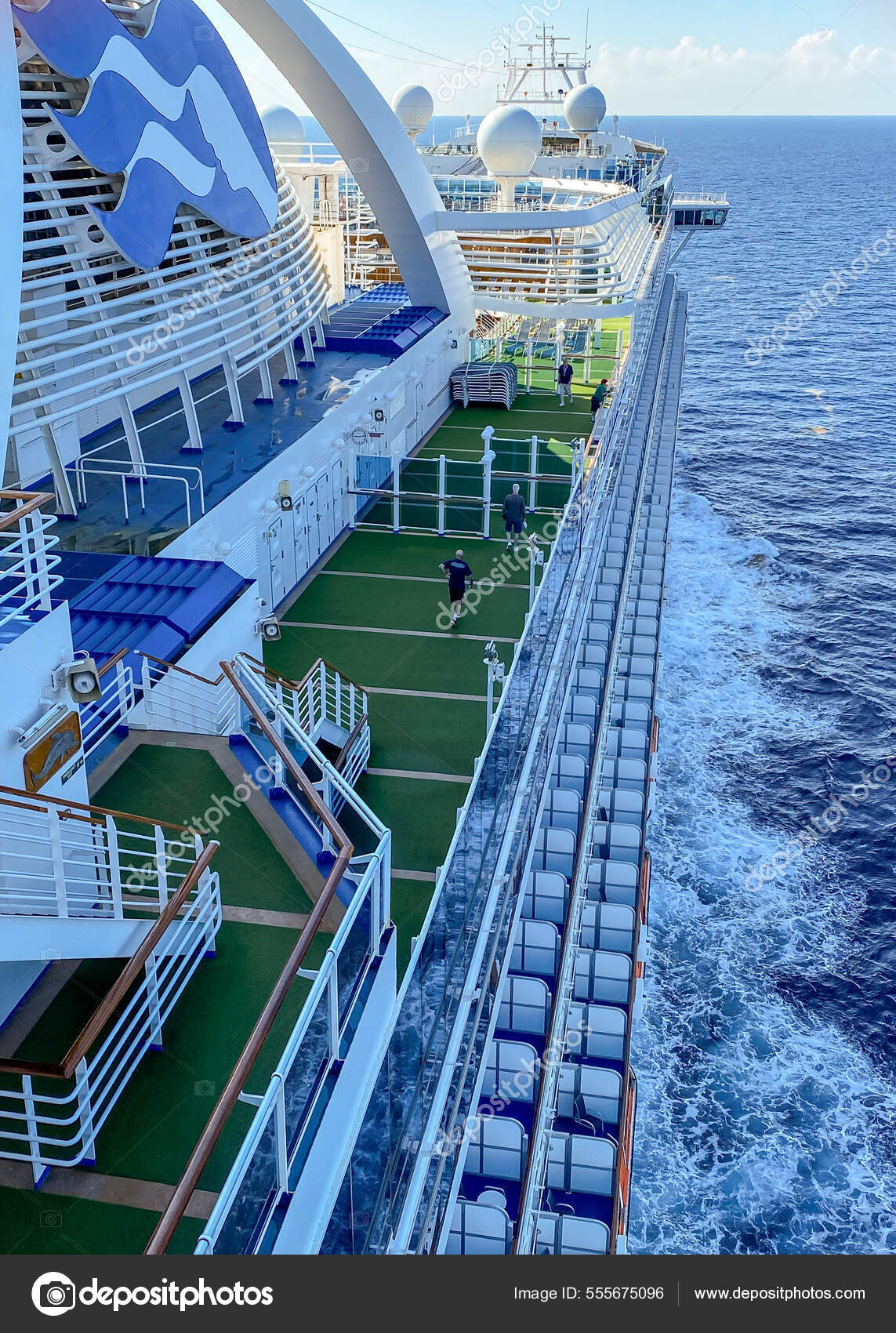 Emerald Princess Cruise Ship Starboard Side Upper Decks Balconies Princess  – Stock Editorial Photo © EWYMedia #555675096
