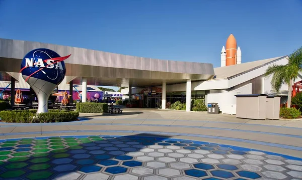 Kennedy Space Center Florida Usa Nasa Central Besucherzentrum Kein Volk — Stockfoto