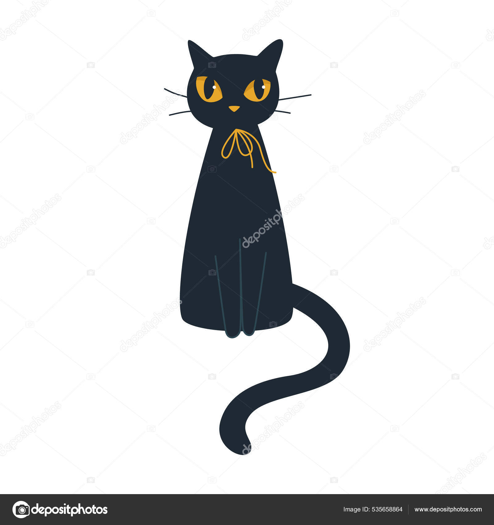 Ilustração de desenhos animados de gatinho gato vector, Vetor Premium em  2023