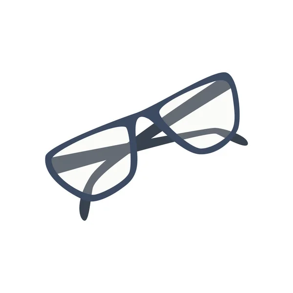 Gafas Para Mejorar Visión Concepto Visión Clara Ilustración Vectorial Aislada — Vector de stock