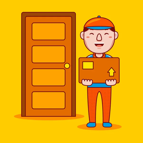 Düz Tasarım Biçimli Kurye Mesleği