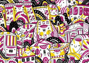 Düz dizayn tarzında Milan