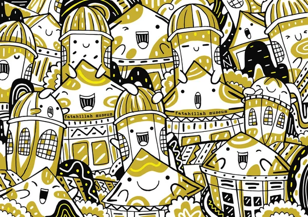 Fatahillah Müzesi düz tasarım tarzında