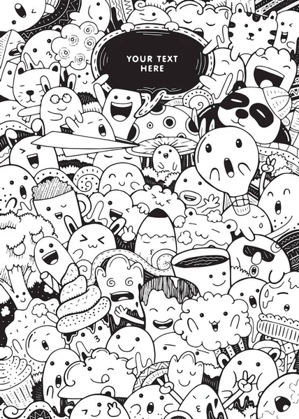 Düz dizayn tarzında karala