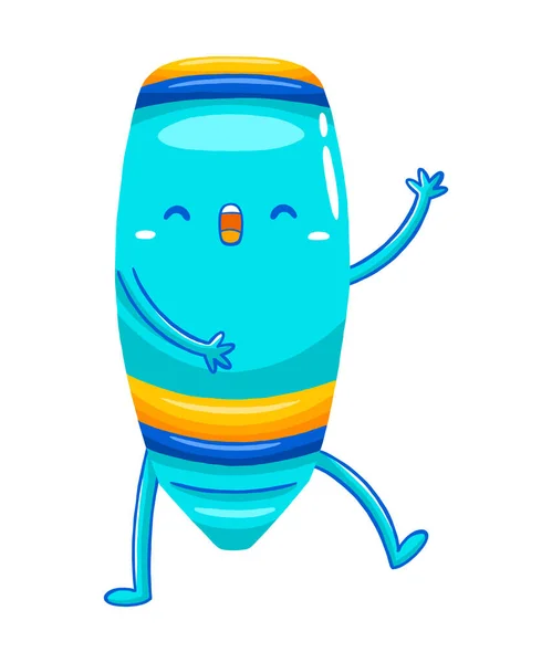 Düz dizayn tarzında maskotluk.