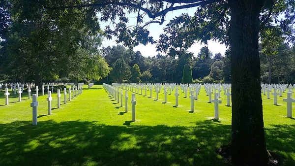 Omaha Beach American Military Cemetery — Stock Photo, Image