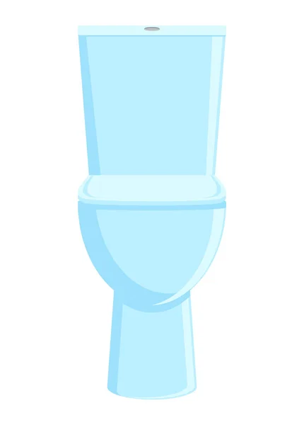 Toilette Zeichentrickvektorillustration Isoliert Auf Weißem Hintergrund — Stockvektor