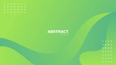 Özet yeşil sıvı şekilli modern arkaplan kopyalama alanı, vektör.