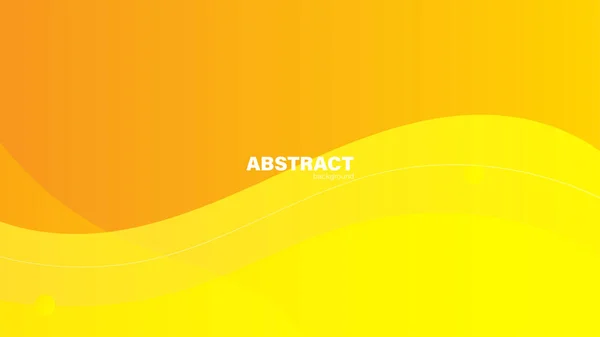 Абстрактный Желтый Фон Текучим Современным Концептуализмом Минимальным Плакатом Фон Баннера — стоковый вектор