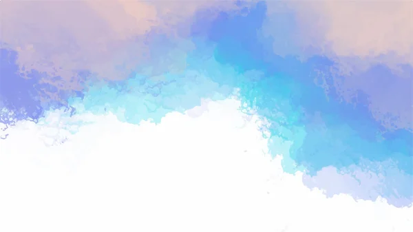 Blauer Aquarell Hintergrund Für Texturen Hintergründe Und Web Banner Desig — Stockvektor