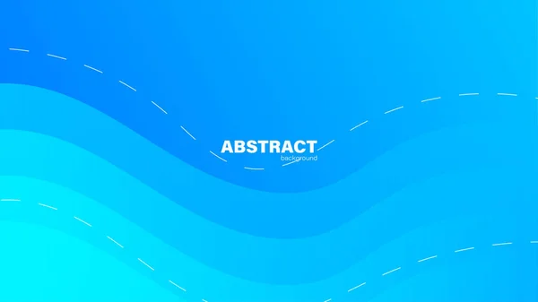 Abstrakter Blauer Hintergrund Und Kurvenform Hintergrund Mit Kopierraum Für Design — Stockvektor