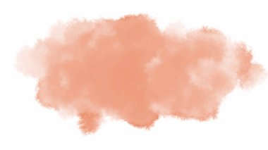 Tasarımınız için turuncu suluboya arka plan, vektör.