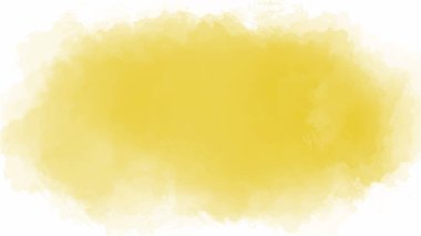 Tasarımınız için sarı suluboya arkaplan, suluboya arkaplan, vektör.