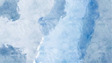 Dizaynınız için mavi suluboya arkaplan, suluboya arkaplan, vektör.