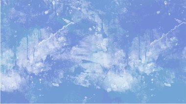 Dizaynınız için mavi suluboya arkaplan, suluboya arkaplan, vektör.