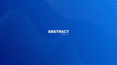 Soyut mavi arkaplan ve eğri şekli, tasarım için kopyalama alanı olan arkaplan, vektör.