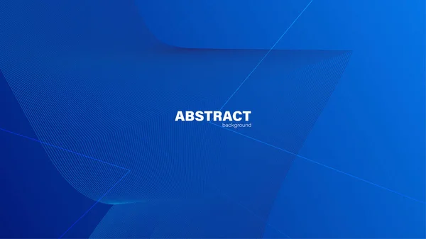 Fond Bleu Abstrait Lignes Fond Avec Espace Copie Pour Conception — Image vectorielle