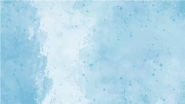 Dizaynınız için mavi suluboya arkaplan, suluboya arkaplan, vektör.