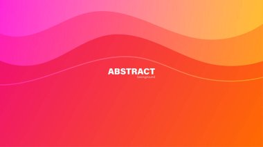 Akışkan şekilli, soyut turuncu arka plan modern konsept. Minimum poster. afiş, web, kapak, reklam panosu, broşür, sosyal medya, iniş sayfası için arkaplan.