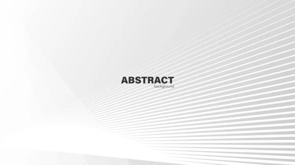 Abstract Wit Grijs Verloop Achtergrond Geometrisch Modern Design Met Kopieerruimte — Stockvector