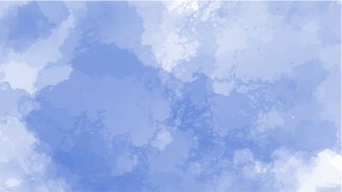 Dizaynınız için mavi suluboya arkaplan, suluboya arkaplan, vektör.