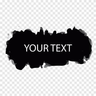 Siyah fırça, boya, mürekkep fırçası darbeleri, fırçalar, çizgiler. Kirli sanatsal tasarım unsurları. Vektör çizimi. Beyaz arkaplanda izole.