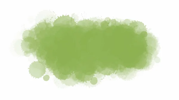 绿色水彩背景为您的设计 水彩背景概念 — 图库矢量图片
