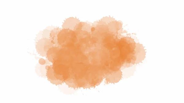 Oranžové Akvarel Pozadí Pro Váš Design Akvarel Pozadí Koncept Vektor — Stockový vektor