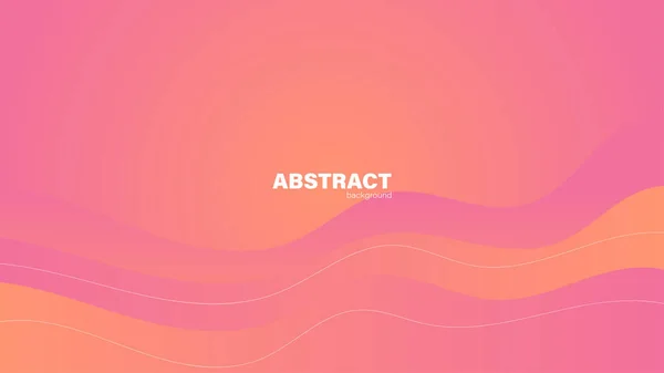 Abstrakte Rosa Flüssige Form Moderner Hintergrund Mit Kopierraum Vektor — Stockvektor