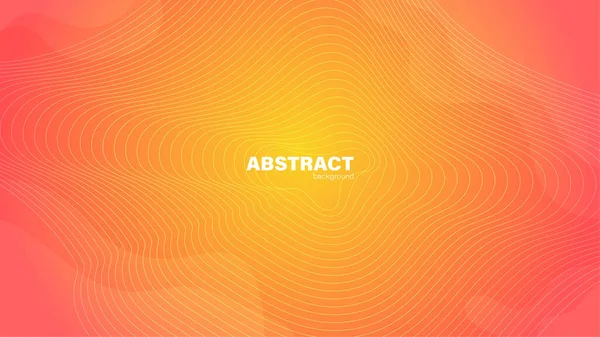 Astratto Sfondo Arancione Con Forme Fluide Moderno Concept Minimal Poster — Vettoriale Stock
