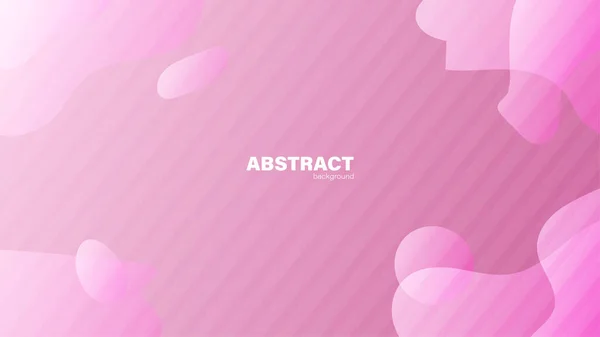 Abstrakte Rosa Flüssige Form Moderner Hintergrund Mit Kopierraum Vektor — Stockvektor