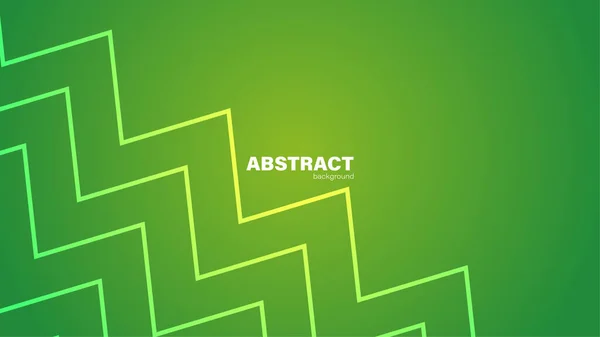 Abstrait Vert Zig Zag Forme Fond Moderne Avec Espace Copie — Image vectorielle